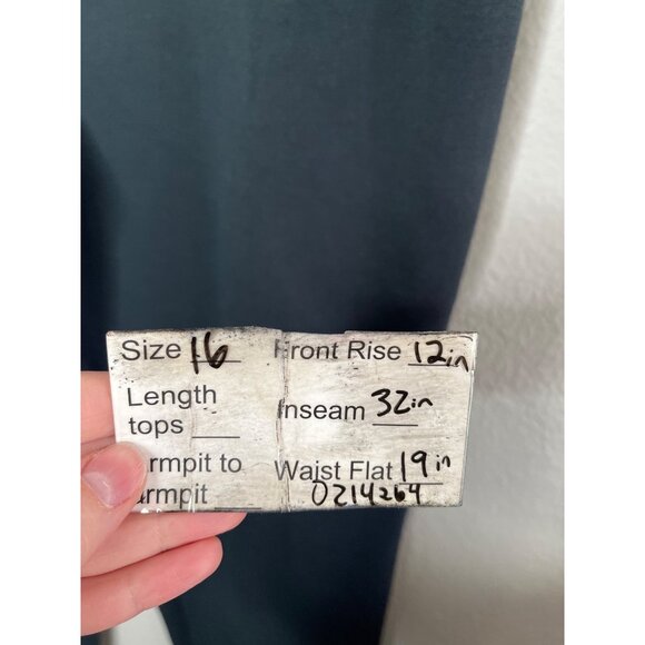 Nic Zoe Charcoal Notched Waist Gray Dress Trousers Size 16 - Picture 10 of 10